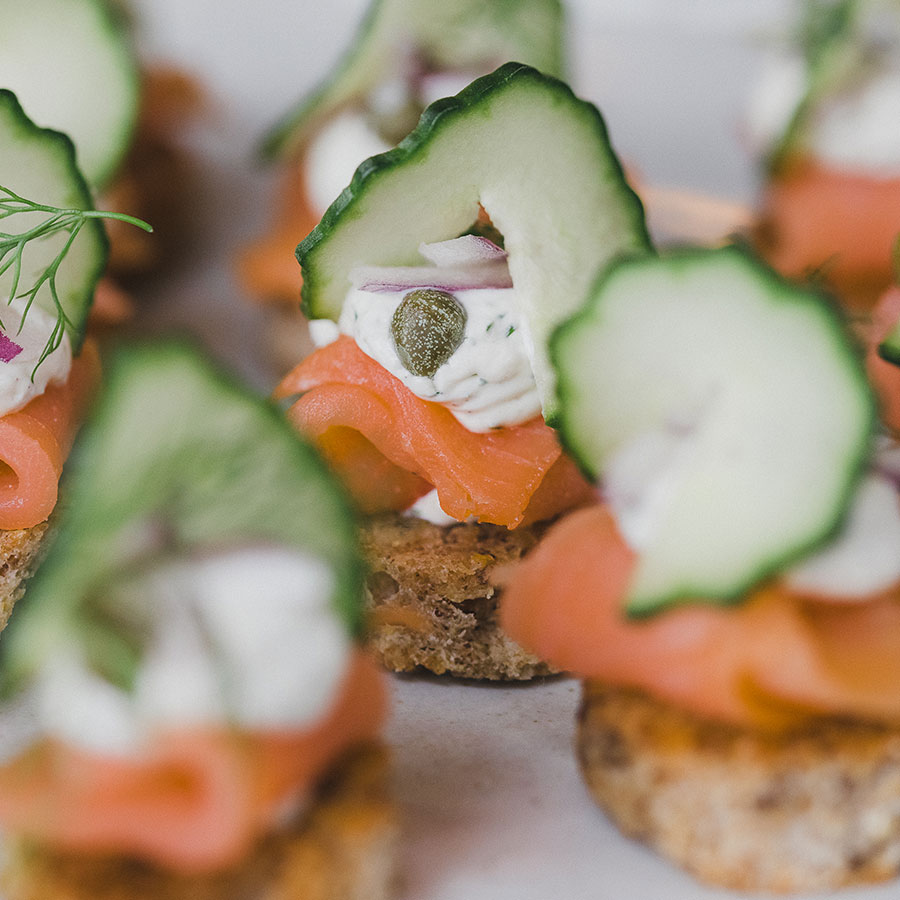 Smoked Salmon and Cucumber